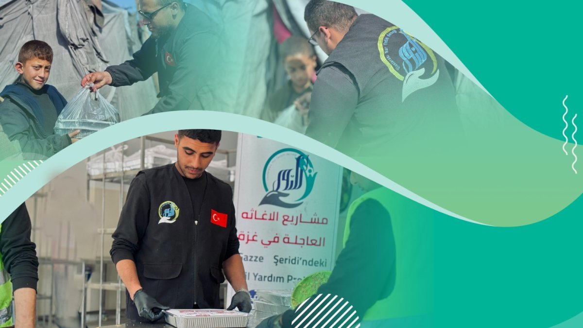 توزيع الوجبات الساخنة للأسر المحتاجة